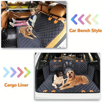 Funda hamaca impermeable para perros — protege el coche en cada escapada