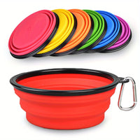 Cuenco plegable de viaje para perros — agua y comida en cualquier sitio
