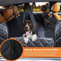 Funda hamaca impermeable para perros — protege el coche en cada escapada