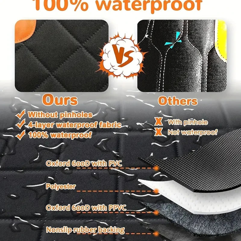 Funda hamaca impermeable para perros — protege el coche en cada escapada