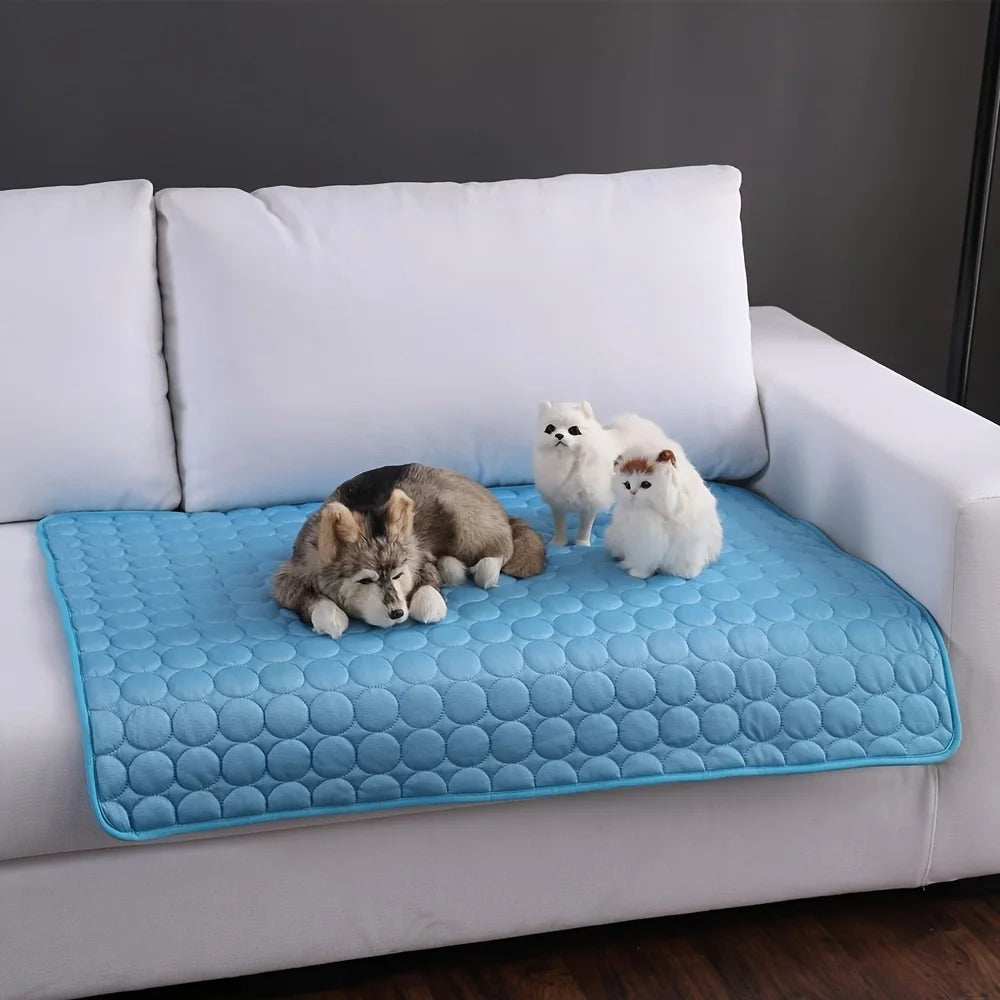 Alfombrilla refrescante de gel para perros — alivio del calor al instante