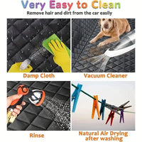 Funda hamaca impermeable para perros — protege el coche en cada escapada