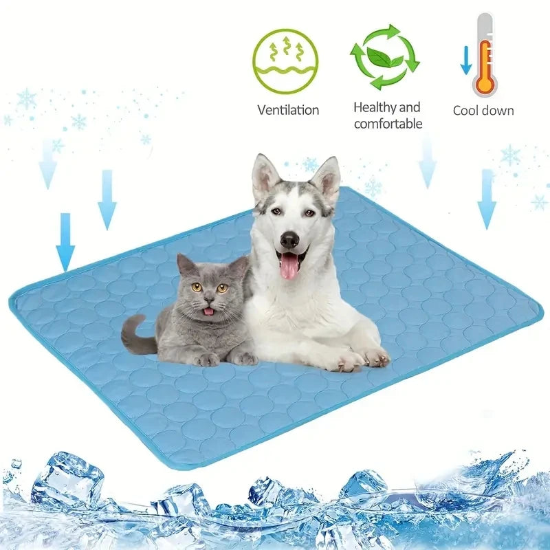 Alfombrilla refrescante de gel para perros — alivio del calor al instante